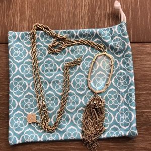 Kendra Scott Rayne clear necklace